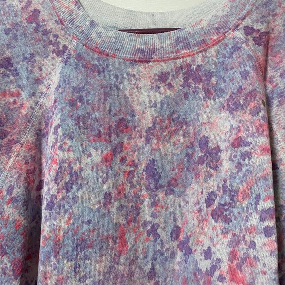 Beautiful, splattered, tie dye sweatshirt, size 1X. - Picture 2 of 7